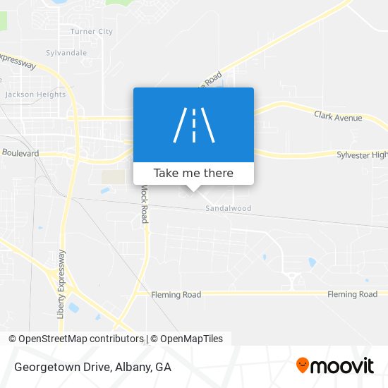 Georgetown Drive map