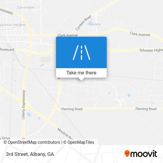 3rd Street map
