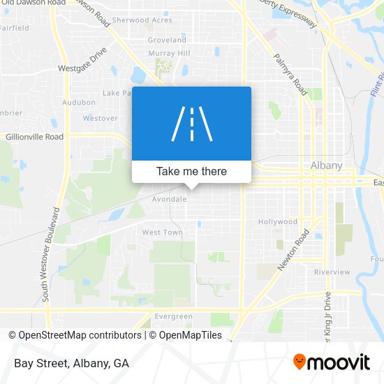 Mapa de Bay Street