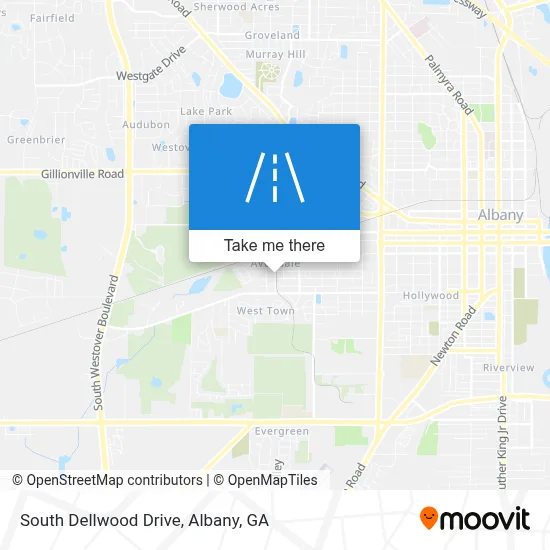 Mapa de South Dellwood Drive