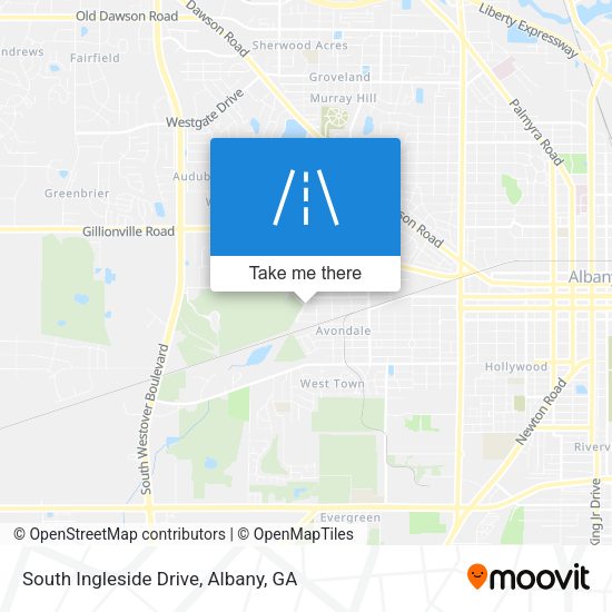 South Ingleside Drive map