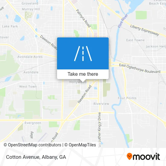 Mapa de Cotton Avenue