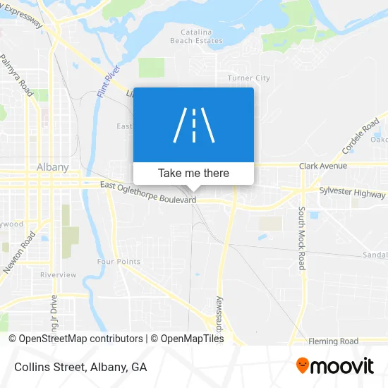 Mapa de Collins Street