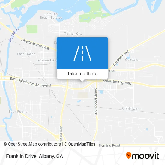 Mapa de Franklin Drive