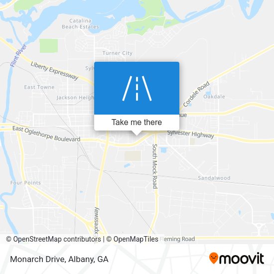 Monarch Drive map