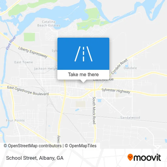 Mapa de School Street