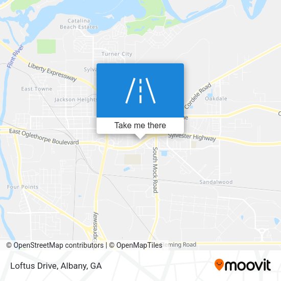 Loftus Drive map