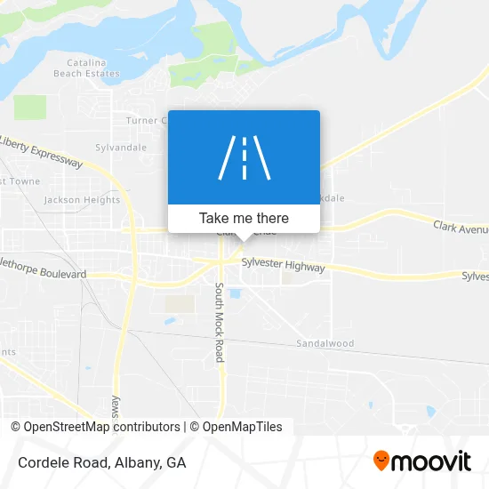 Mapa de Cordele Road