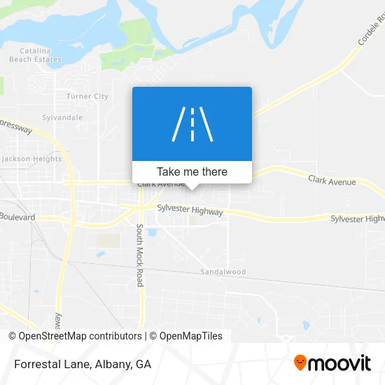Mapa de Forrestal Lane