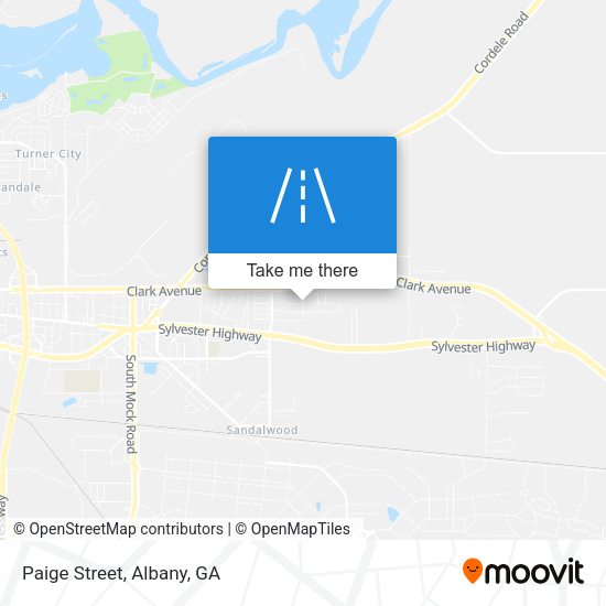 Paige Street map
