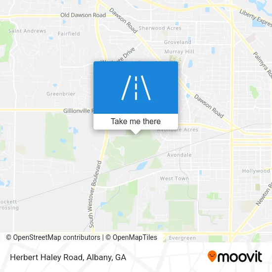 Mapa de Herbert Haley Road
