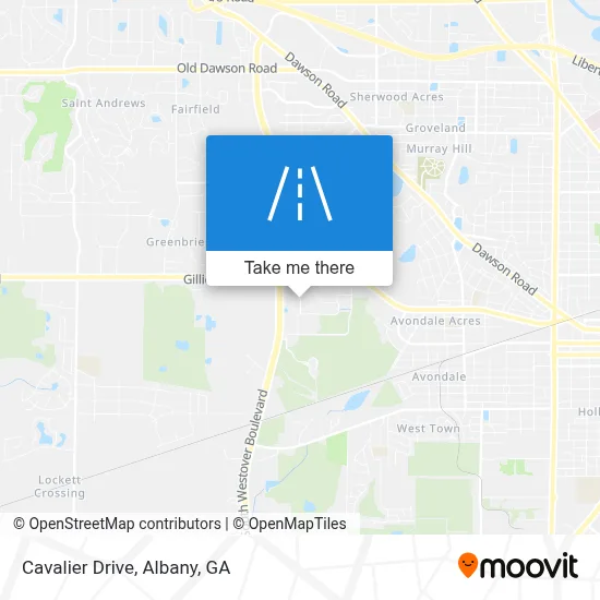 Cavalier Drive map