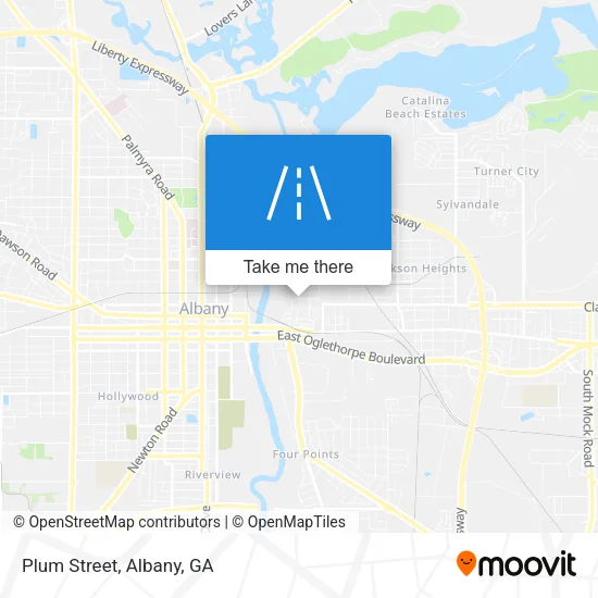 Plum Street map