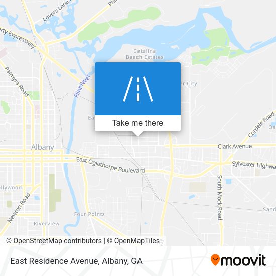 East Residence Avenue map