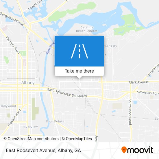 Mapa de East Roosevelt Avenue