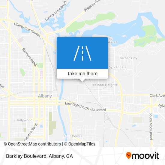 Barkley Boulevard map