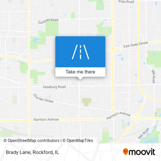 Mapa de Brady Lane