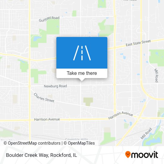 Boulder Creek Way map