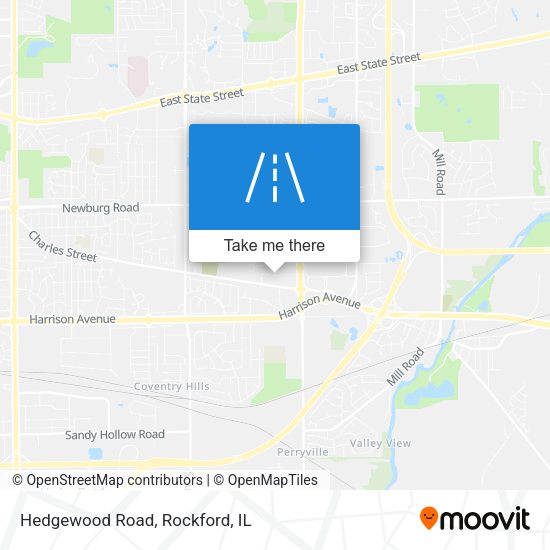 Mapa de Hedgewood Road