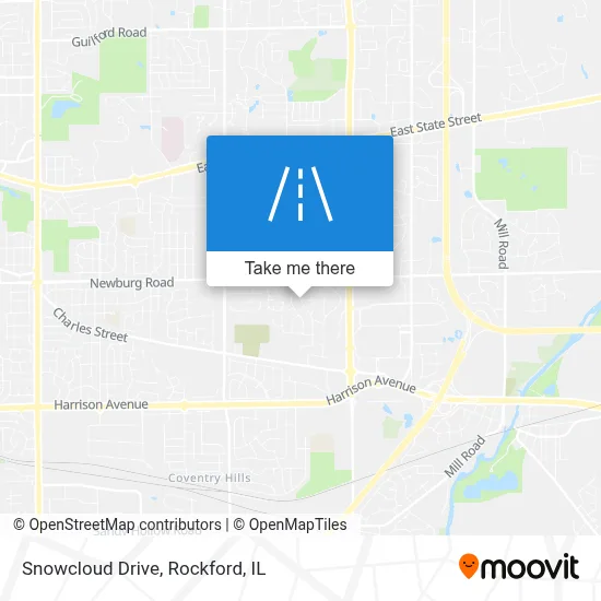 Snowcloud Drive map