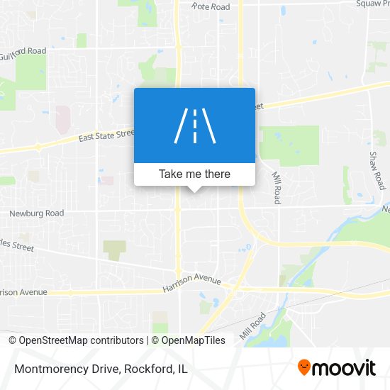 Mapa de Montmorency Drive