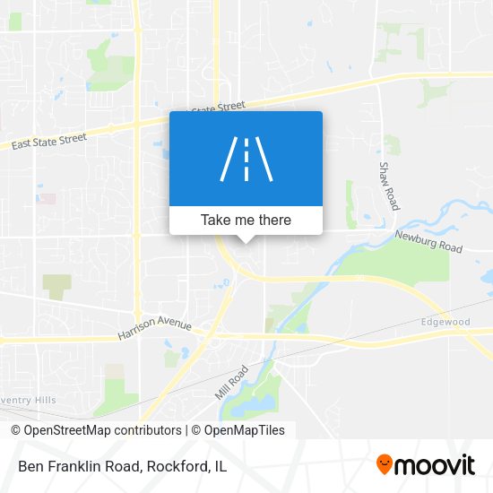 Mapa de Ben Franklin Road