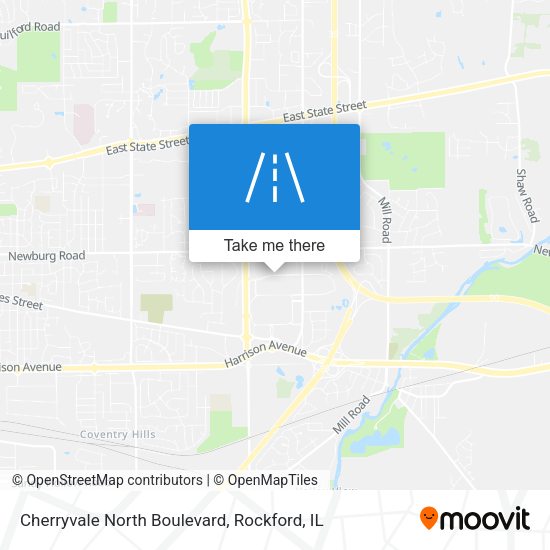 Cherryvale North Boulevard map