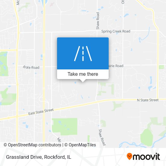 Grassland Drive map