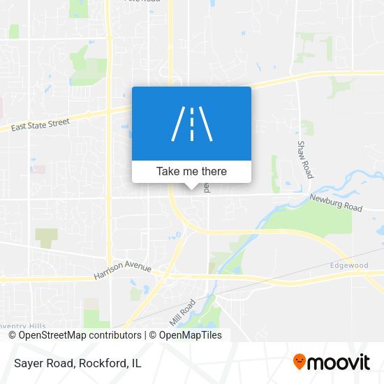 Mapa de Sayer Road
