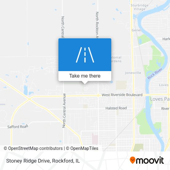 Mapa de Stoney Ridge Drive