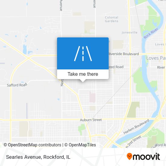 Mapa de Searles Avenue