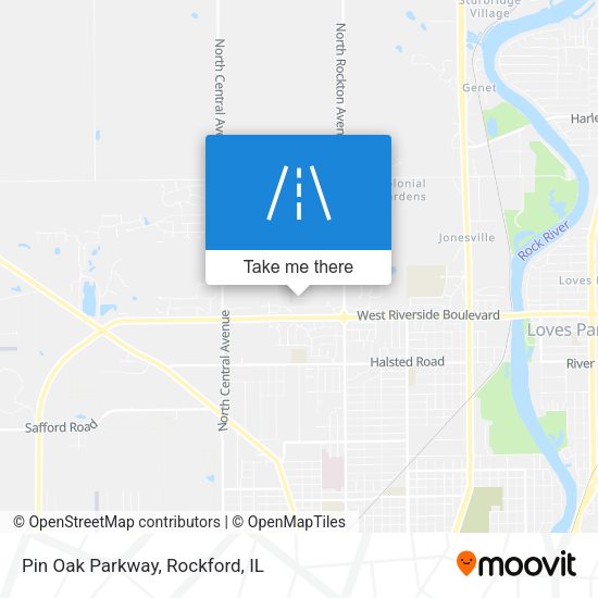 Mapa de Pin Oak Parkway