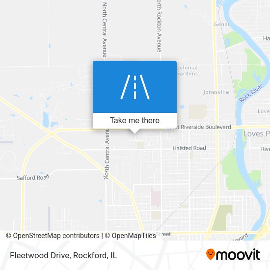 Mapa de Fleetwood Drive