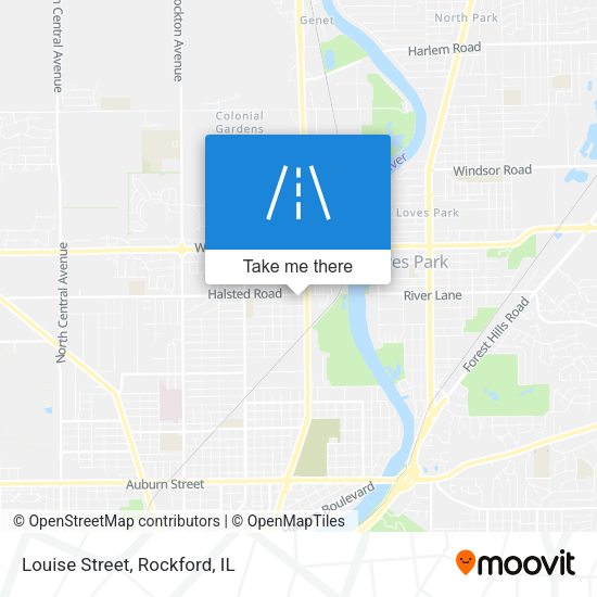 Mapa de Louise Street
