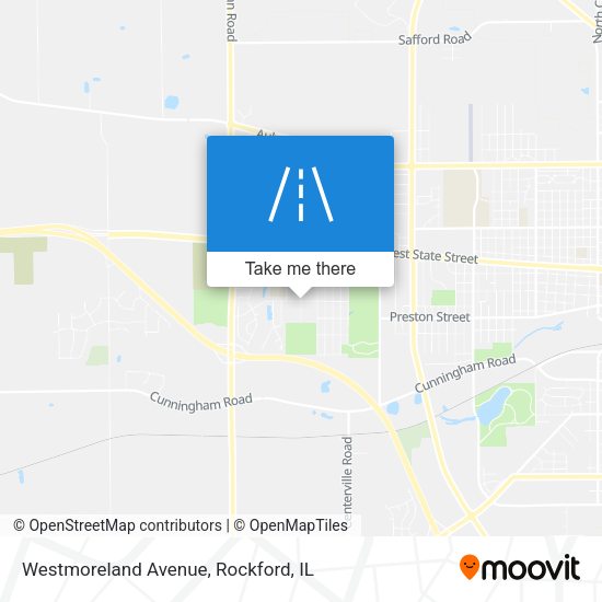 Mapa de Westmoreland Avenue