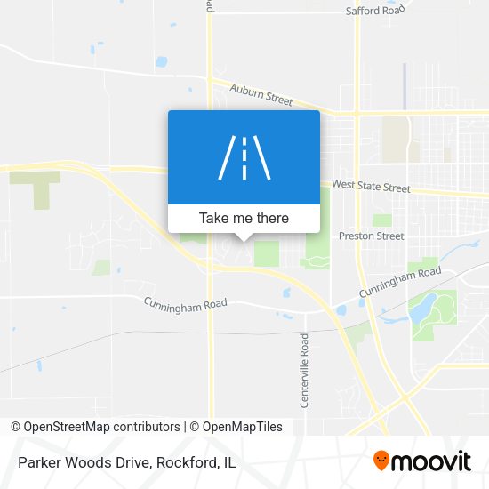 Mapa de Parker Woods Drive