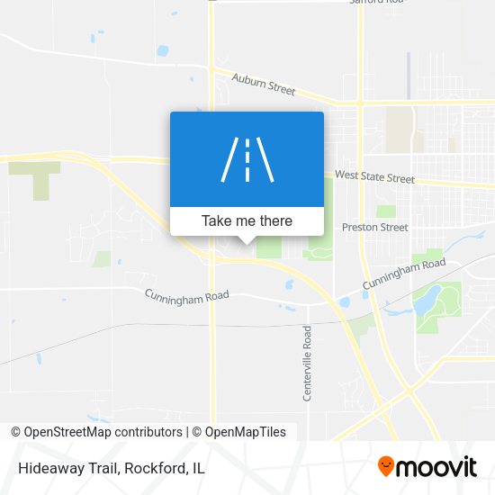 Mapa de Hideaway Trail