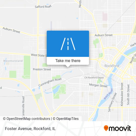 Mapa de Foster Avenue