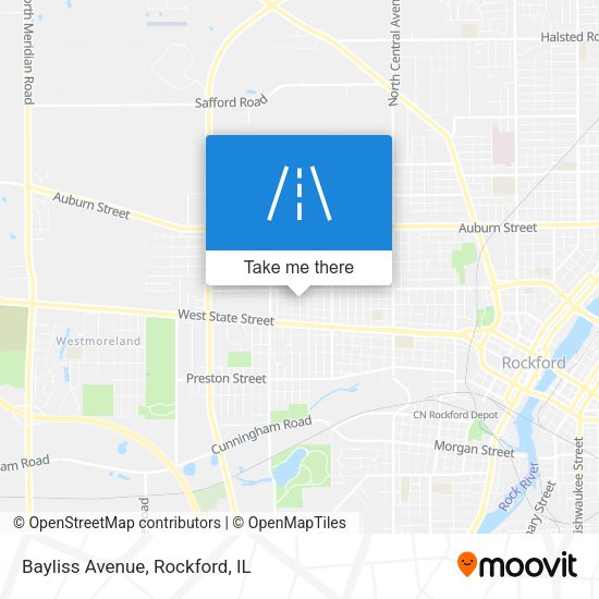 Mapa de Bayliss Avenue