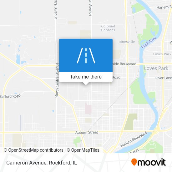 Mapa de Cameron Avenue