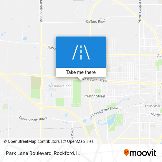 Park Lane Boulevard map