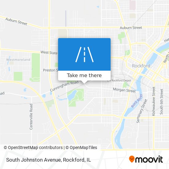 South Johnston Avenue map