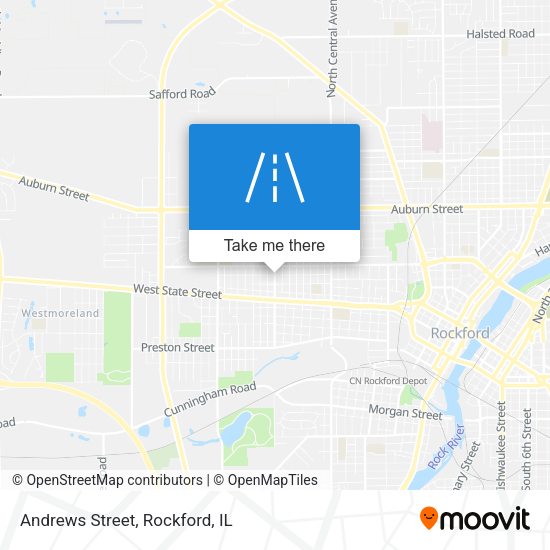 Mapa de Andrews Street