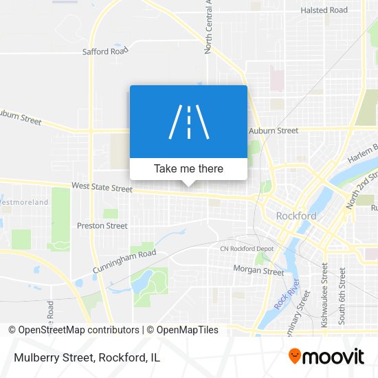 Mapa de Mulberry Street