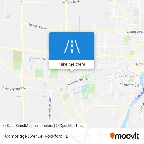Mapa de Cambridge Avenue