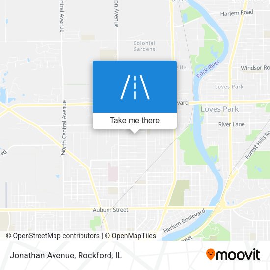 Mapa de Jonathan Avenue