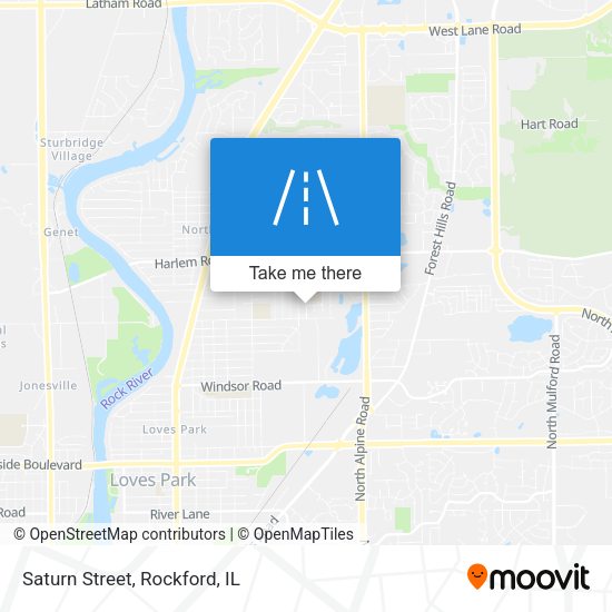 Mapa de Saturn Street