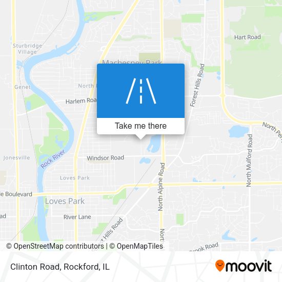 Mapa de Clinton Road
