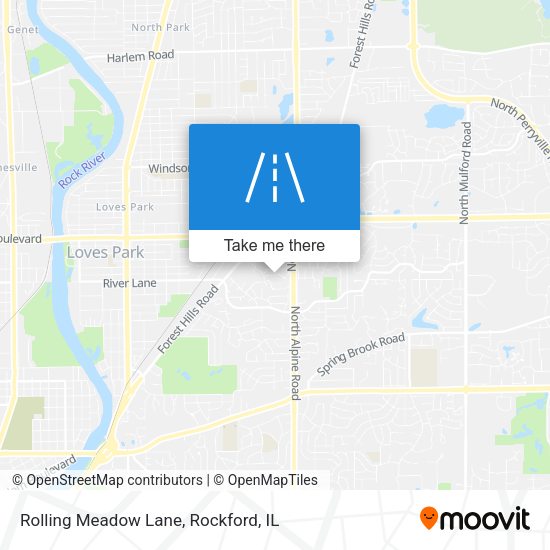 Mapa de Rolling Meadow Lane