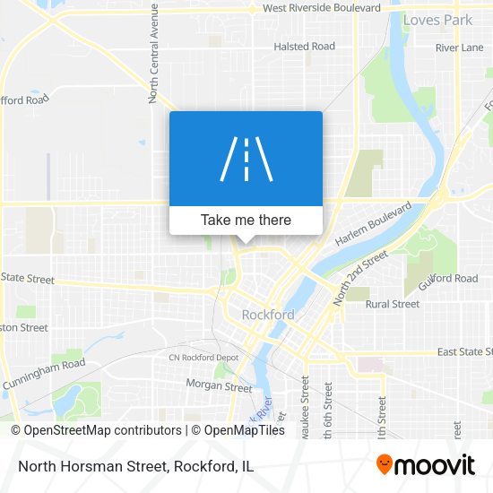 Mapa de North Horsman Street
